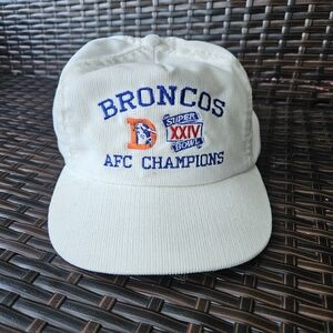 Broncos Super Bowl XXIV Champions Cordorouy Snapback Cap
